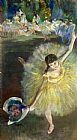 Edgar Degas Famous Paintings - End of an Arabesque